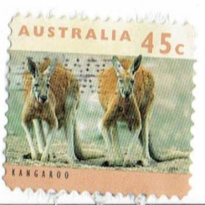 AUSTRALIA KANGAROO  STAMP WS 06