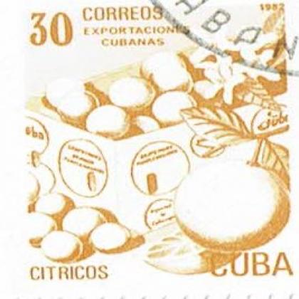 CUBA 1982 CITRICOS STAMP WS8