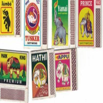 ELEPHANT THEME MATCHBOX SET MB2238