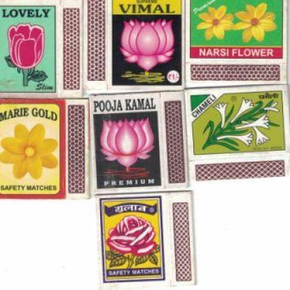 FLOWER THEME MATCHBOX SET MB2254