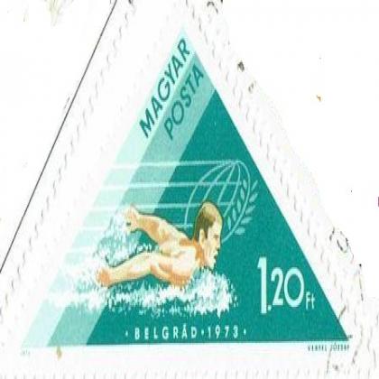 HUNGARY TRIANGLE SHAPED STAMP WS1