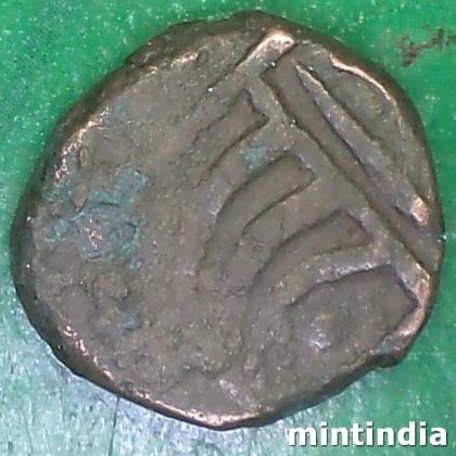 1850 To 1898 SAILANA PRINCELY STATE KING DULHE SINGHJ 1 PAISA COIN EF215