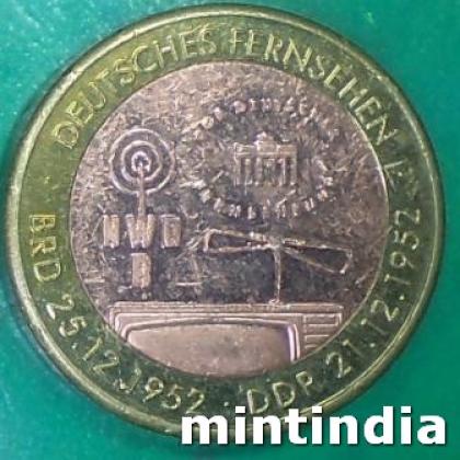 1952 DEAUTSCHLAND GERMAN COMMEMORATIVE PATTERN HEAVY COIN JK442