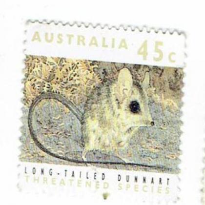 AUSTRALIA LONG TAILED DUNNART 45C  COMMEMORATIVE STAMP WS 2