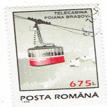 ROMANIA 1995 TELECABINA 675L COMMEMORATIVE STAMP WS8